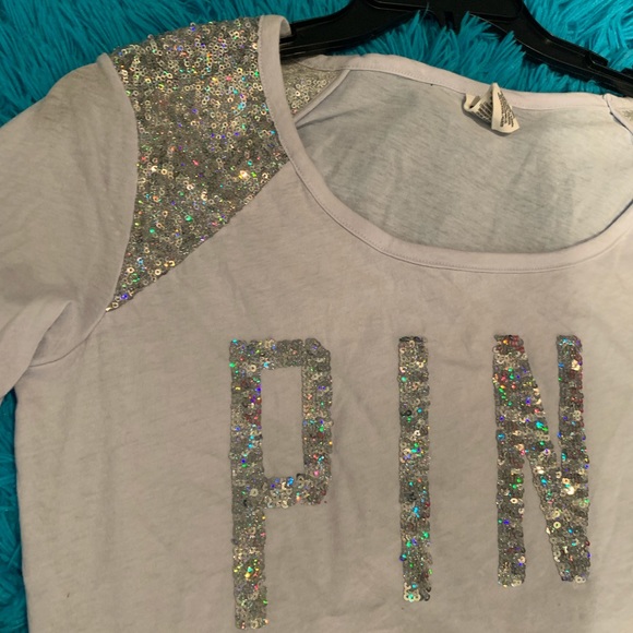 Medium PINK sequin shirt - Picture 3 of 8